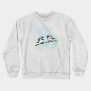 Zebra Finches Crewneck Sweatshirt